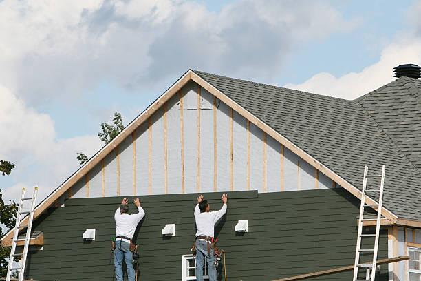 Professional Storm Damage Siding Repair technician working in Swansea, IL